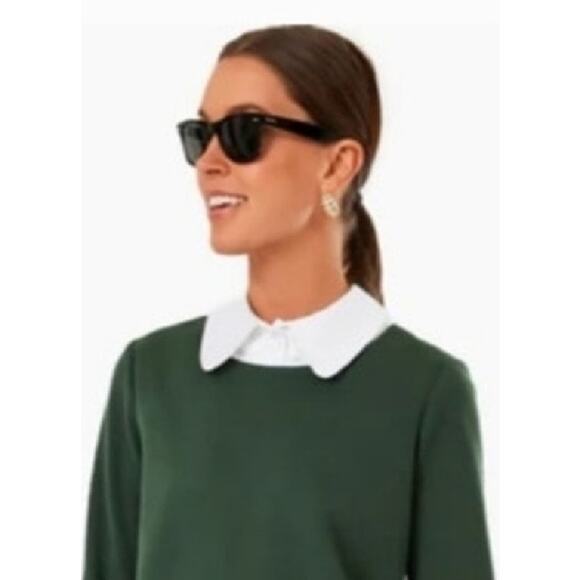 NEW Tuckernuck Dakotah Dickey Peter Pan Collar Ladies Green Dress Size Medium - Picture 2 of 13